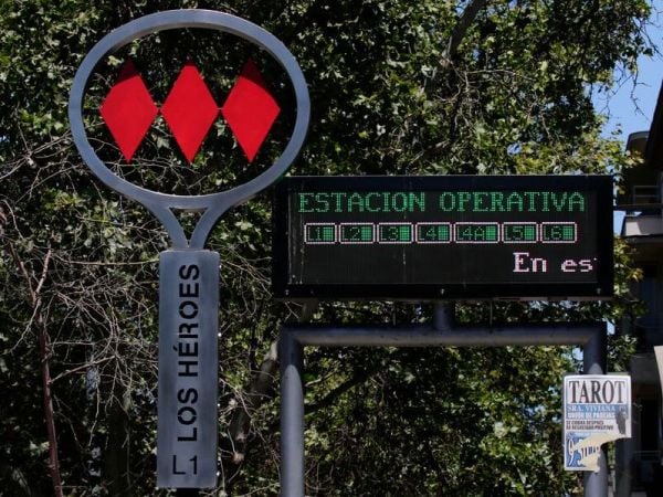 Metro de Santiago. Horario en elecciones 2025
