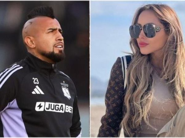 Arturo Vidal y Marité Matus