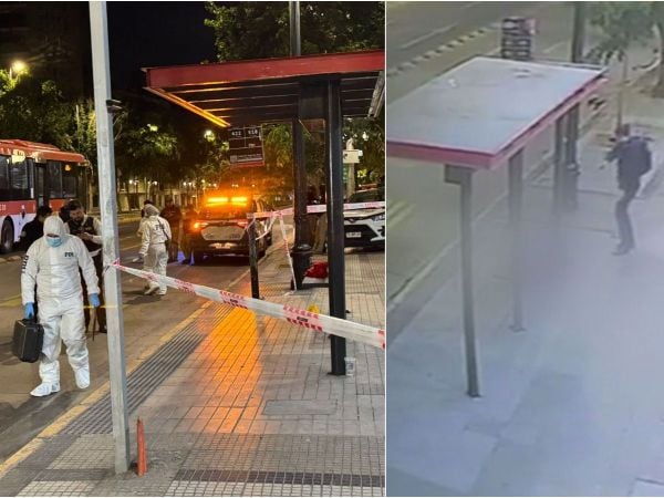 VIDEO: PDI baleó a delincuente que lo asaltó en paradero de la Alameda