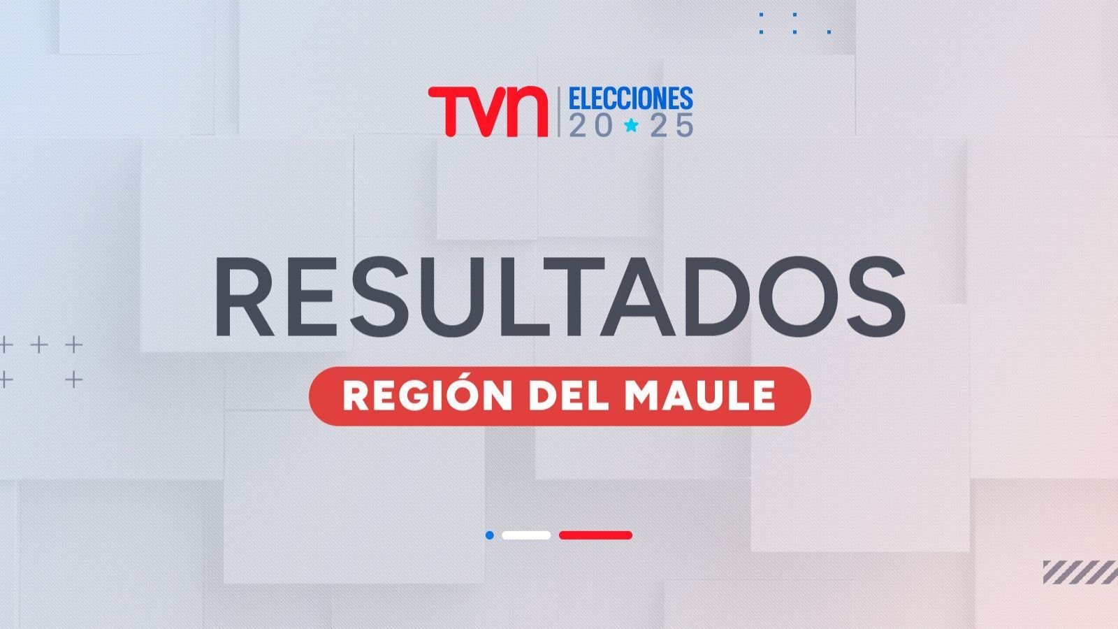 Resultados Elecciones 2025: senadores región de Maule