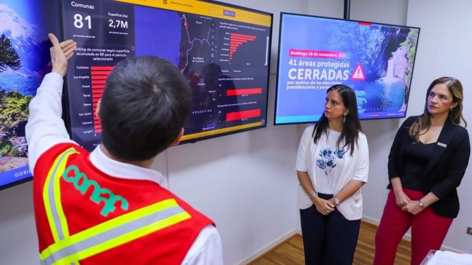 Cierre de áreas protegidas estas elecciones