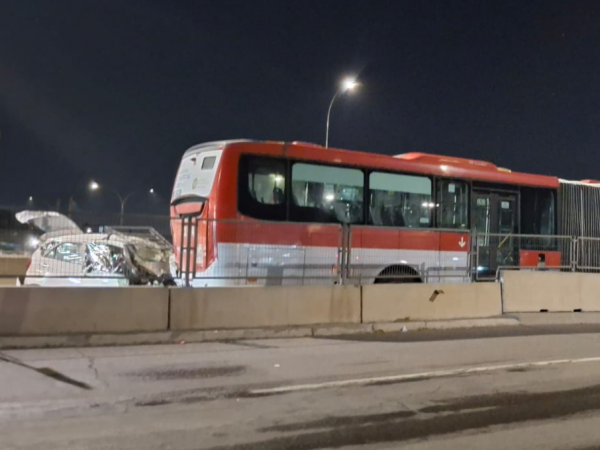 Accidente en Autopista Central