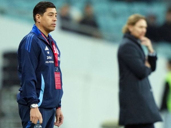 Nicolás Córdova celebró el triunfo de Chile ante Rusia en partido amistoso