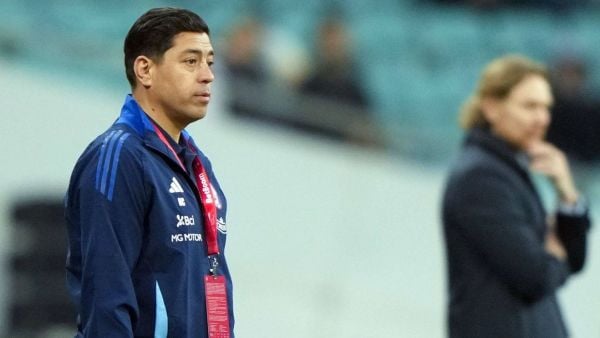 Nicolás Córdova celebró el triunfo de Chile ante Rusia en partido amistoso