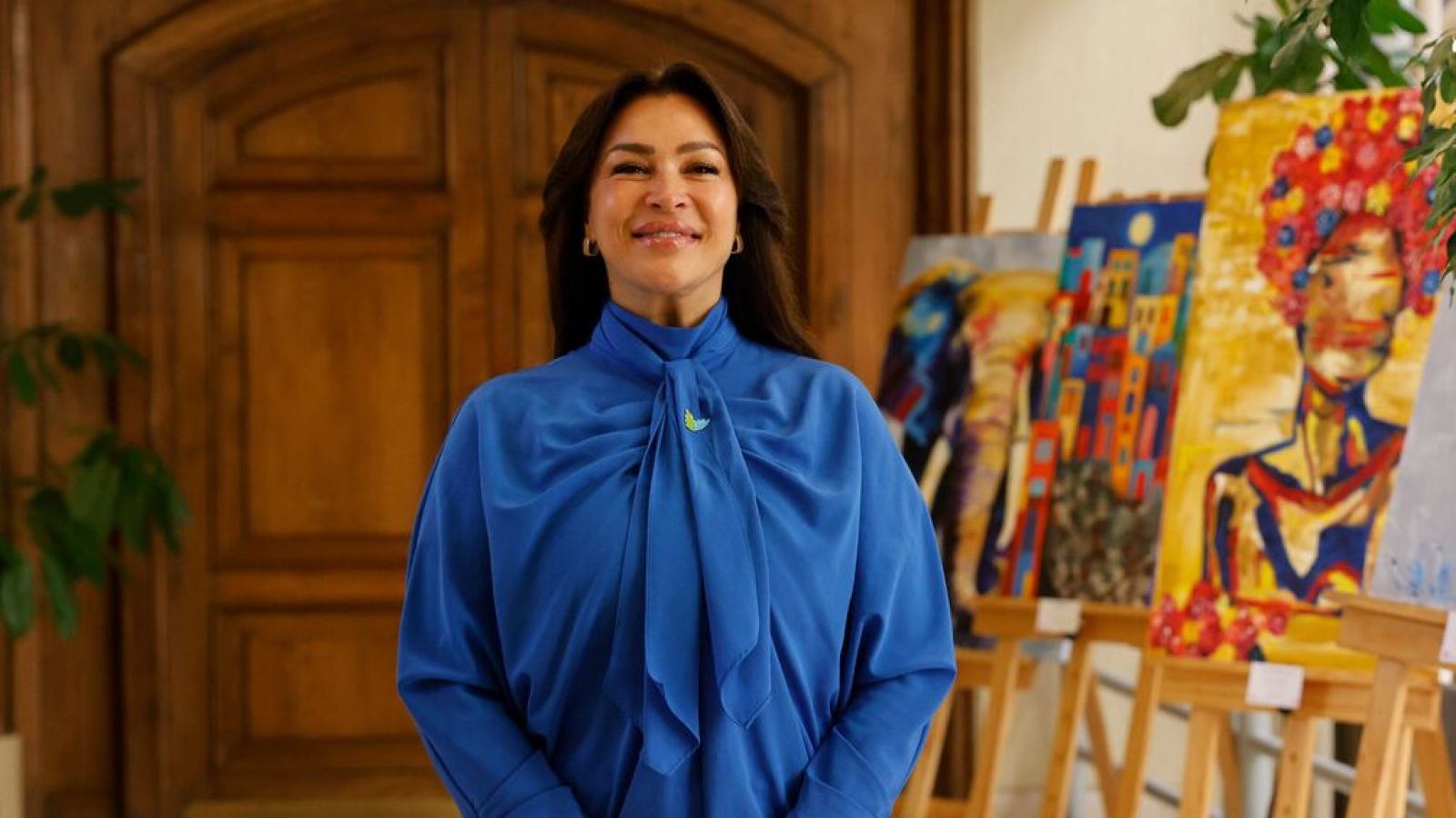 Candidata Marlen Olivari en elecciones