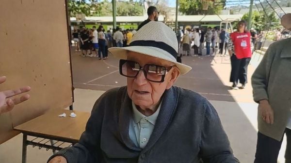 Votante de 102 años en Quilpué