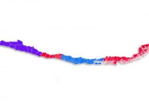 Mapa de resultados de las elecciones presidenciales y parlamentarias 2025