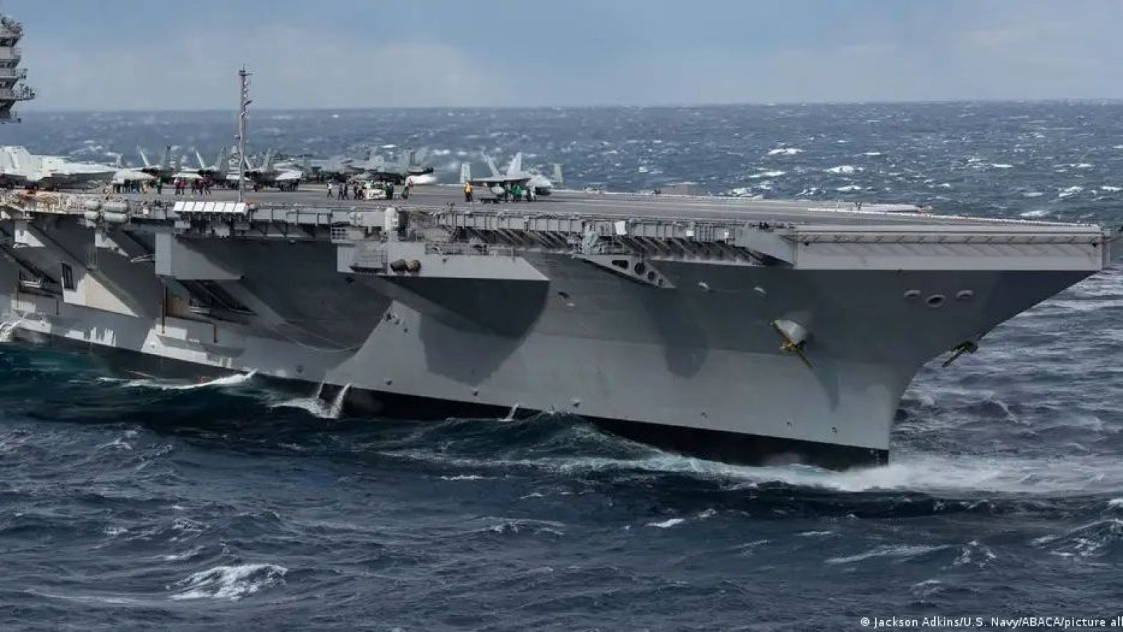 El portaaviones USS Gerald R. Ford