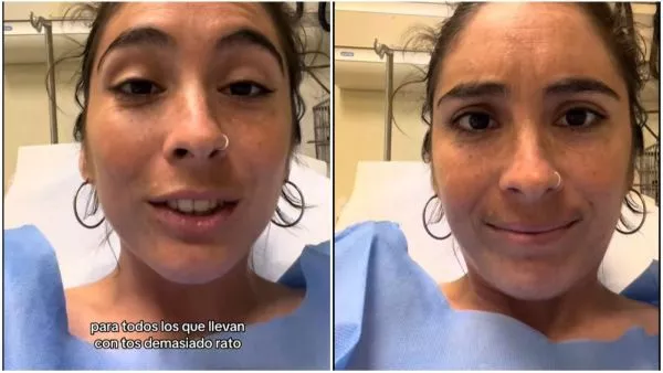 Chilena se rompió costilla por toser