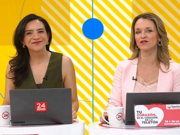 Carla Zunino y Valentina Reyes en 24 Horas Tu Mañana.