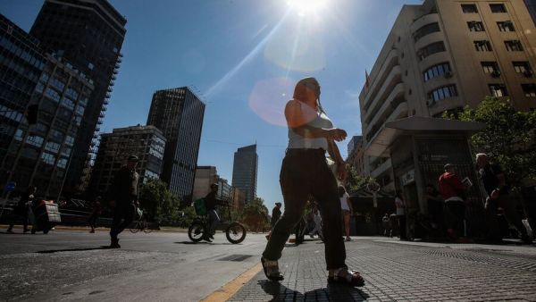 Calor en Santiago