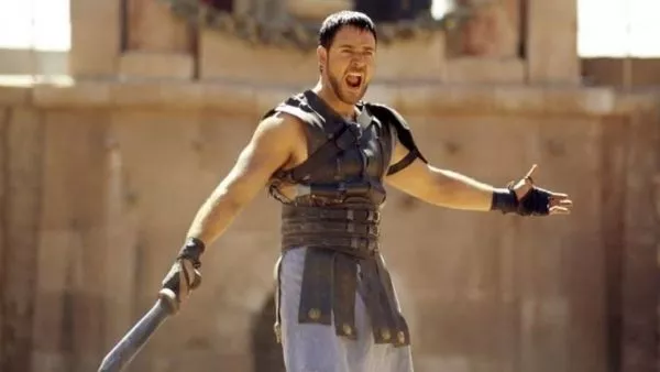 El antes y después del protagonista de Gladiador