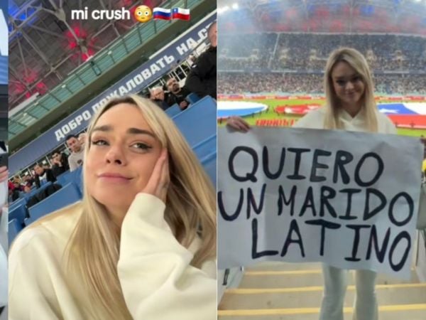 Masha Goryacheva causó sensación en TikTok con sus videos sobre el amistoso de Chile ante Rusia.