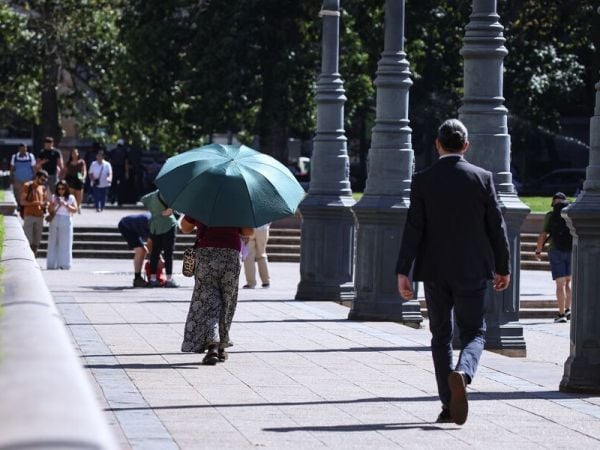Calor en Santiago