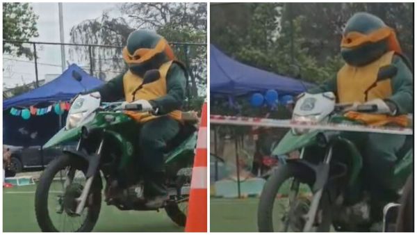 Carabineros frustra robo vestido de Tortuga Ninja