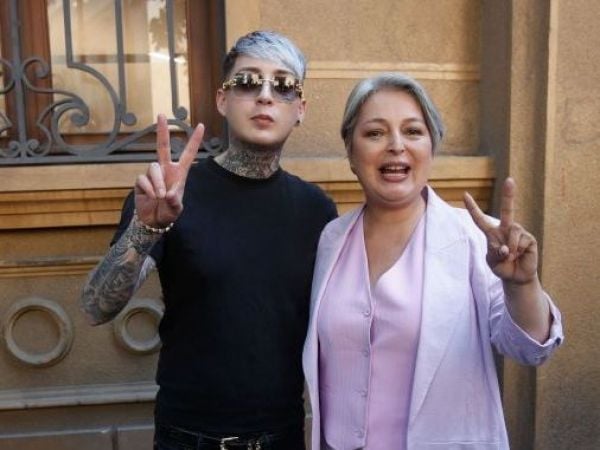 Balbi El Chamako y Jeannette Jara