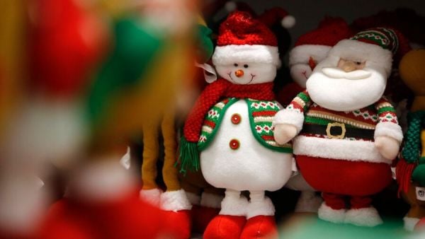 Decoraciones navideñas. Foto referencial feriados de diciembre en Chile 2025