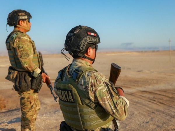 FFAA frontera de Perú con Chile.