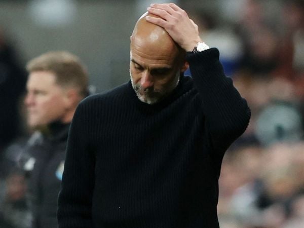 Pep Guardiola protagonizó una polémica escena tras la derrota del Manchester City ante Newcastle.