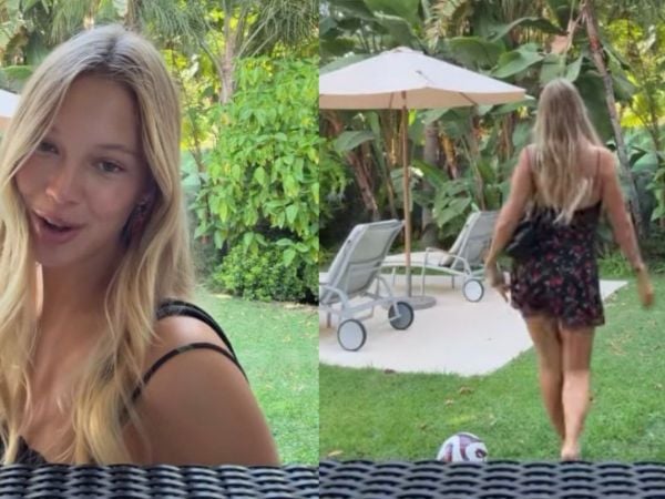 La novia de Alexis Sánchez, Alexandra Litvinova, publicó un nuevo registro sobre su embarazo