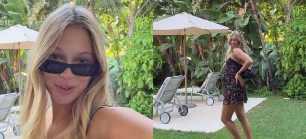 La novia de Alexis Sánchez, Alexandra Litvinova, publicó un nuevo registro sobre su embarazo