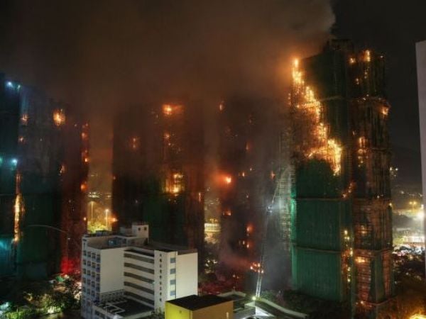 Incendio edificios de Hong Kong
