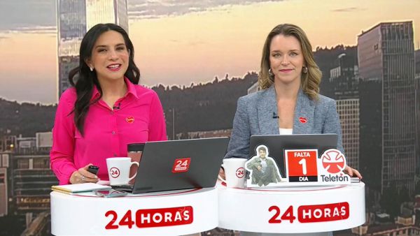 Carla Zunino y Valentina Reyes en 24 Horas Tu Mañana.