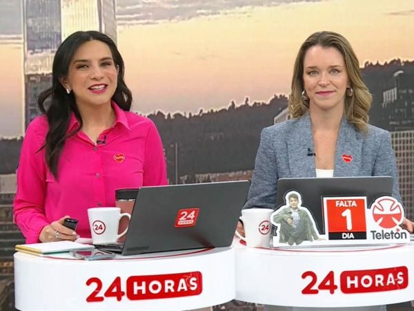 Carla Zunino y Valentina Reyes en 24 Horas Tu Mañana.