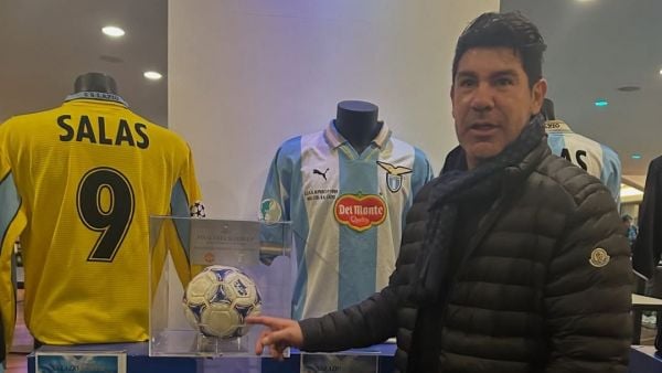 Fallido homenaje de la Lazio a Marcelo Salas