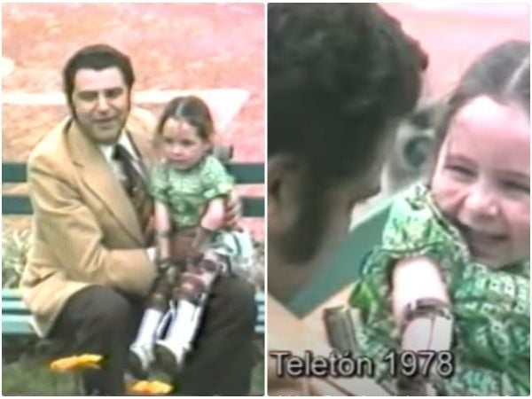 Jane Hermosilla en la primera Teletón