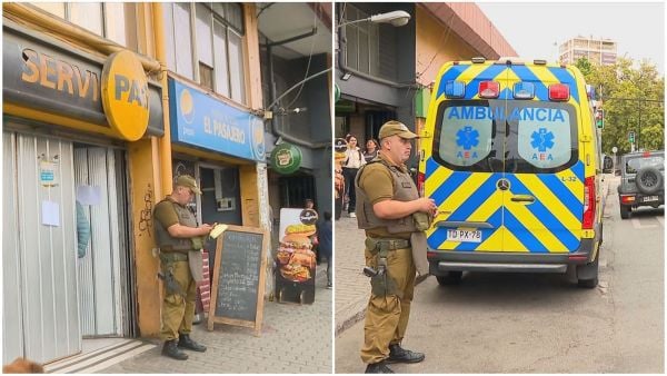 Delincuentes asaltan Servipag en Valparaíso