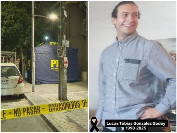 Lucas Tobías González, estudiante asesinado en Santiago Centro
