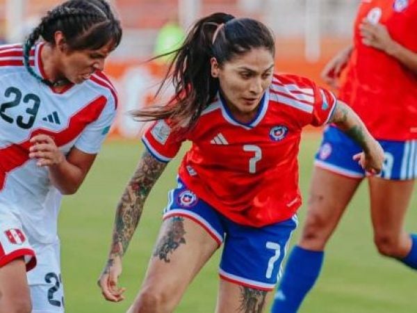 Chile contra Perú en la Liga de las Naciones de Conmebol