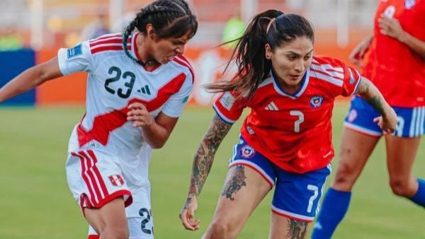 Chile contra Perú en la Liga de las Naciones de Conmebol