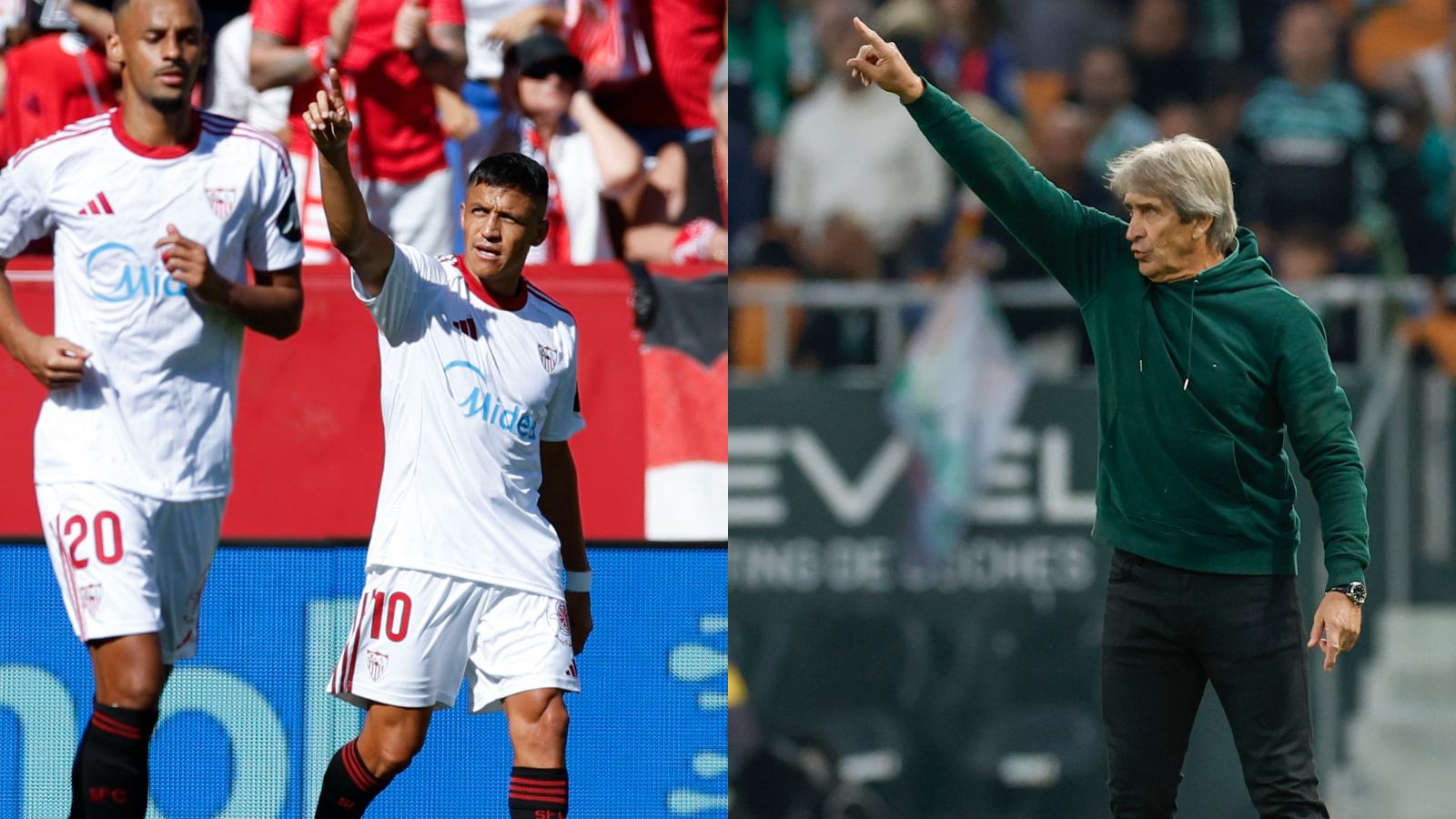 Alexis Sánchez y Manuel Pellegrini