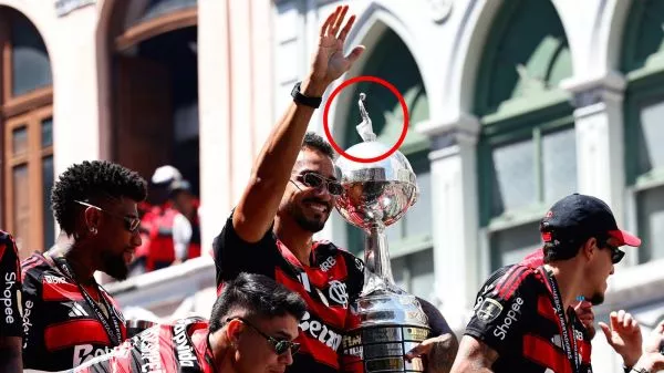 Copa Libertadores dañada en los festejos de Flamengo