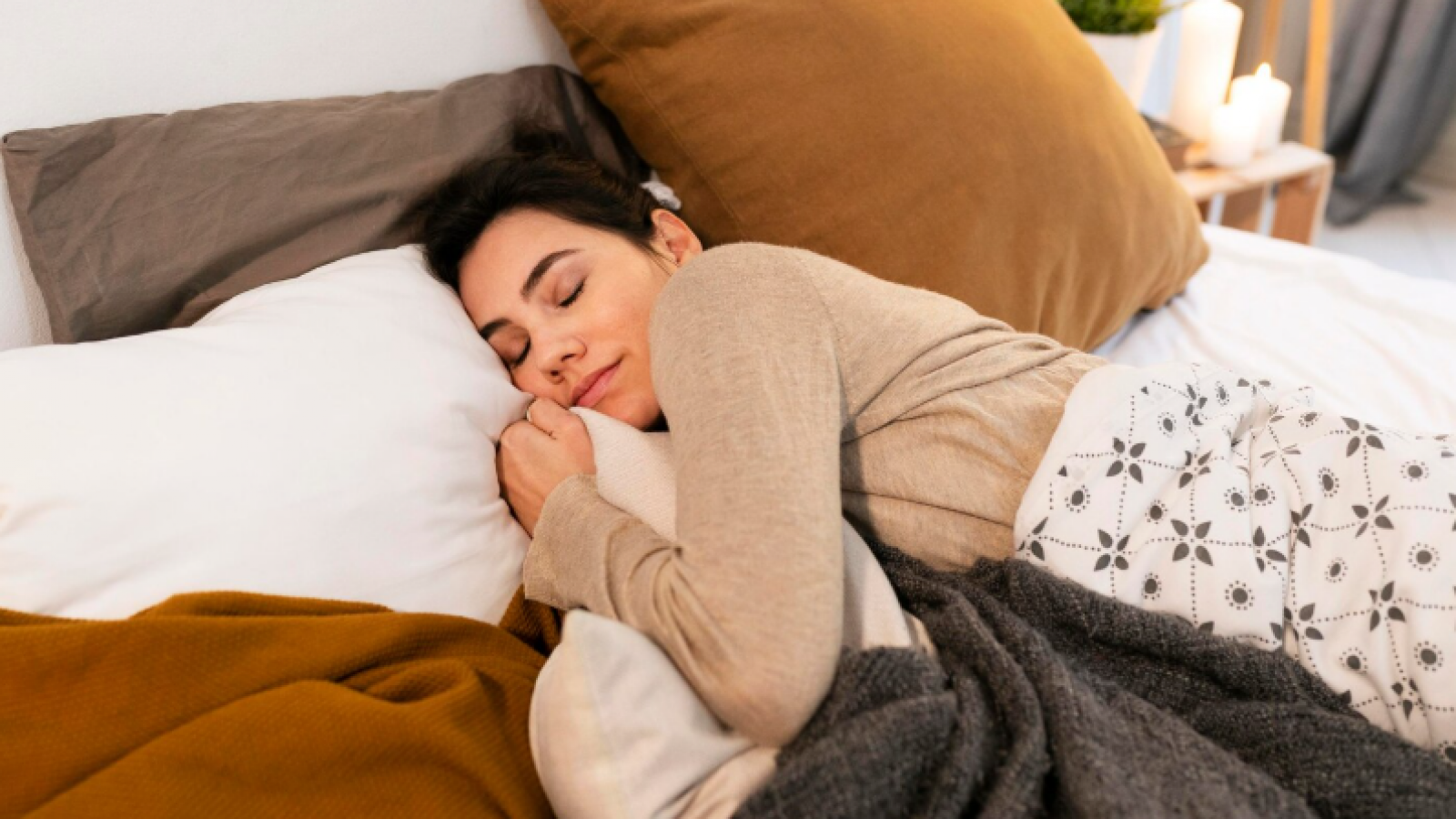 Persona durmiendo. Foto referencial.