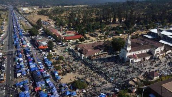 Ruta 68 y peregrinación a Lo Vásquez