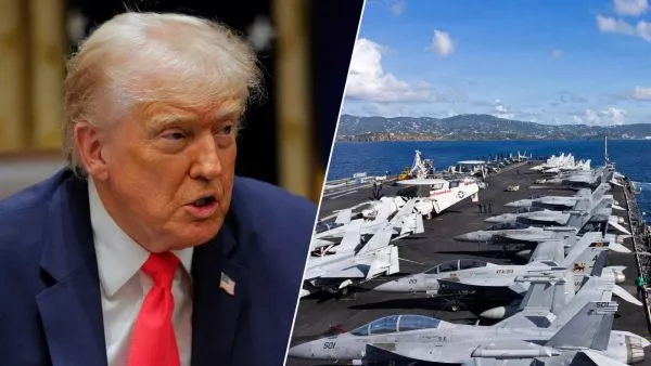 Donald Trump, US Navy en camino a Venezuela
