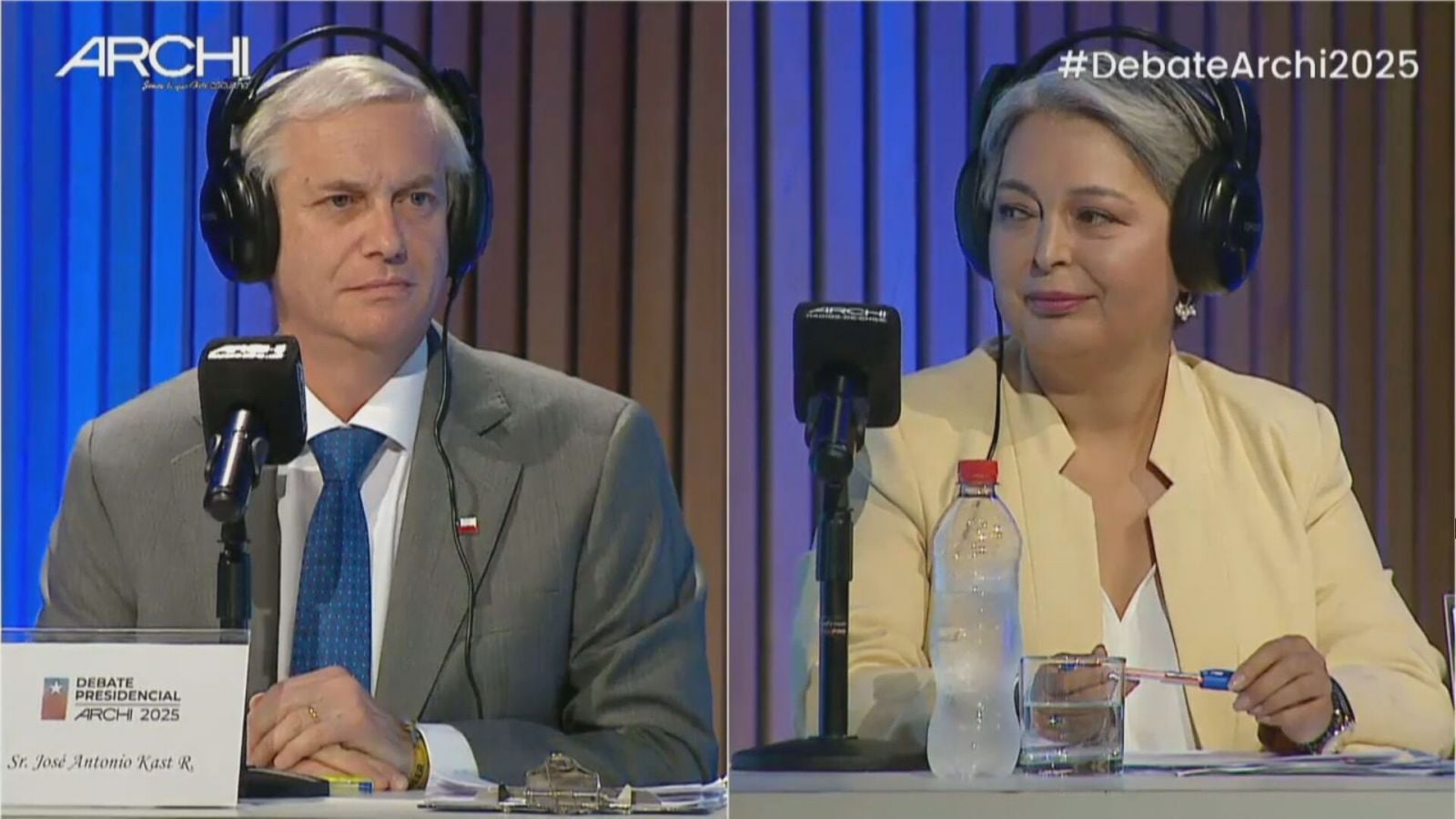 Jara y Kast se enfrentan en debate presidencial ARCHI