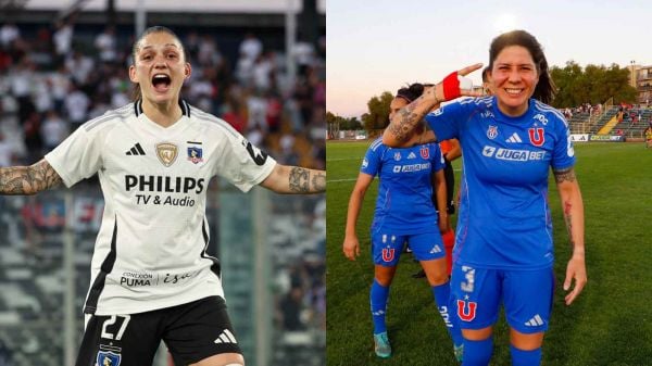 Isidora Olave de Colo Colo y Carla Guerrero de la Universidad de Chile