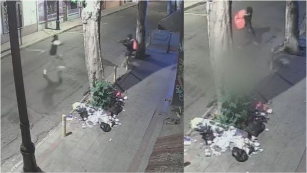 VIDEO: Sujeto en scooter ataca a balazos a hombre en Recoleta