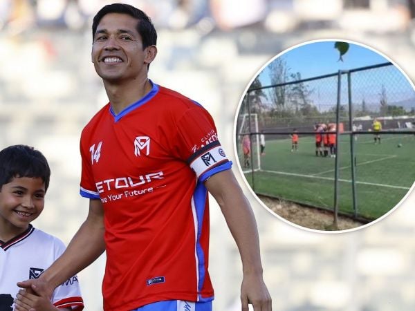 Matías Fernández y su hijo Ángel