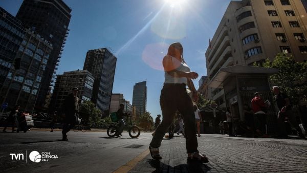 Calor extremo en Chile.