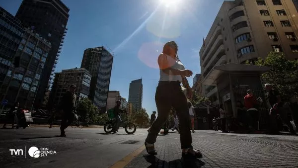 Calor extremo en Chile.