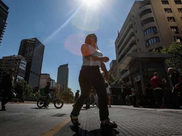 Calor extremo en Chile.