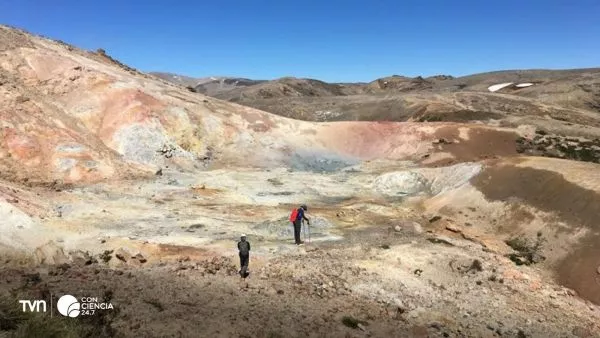 Estudio de zonas volcánicas del sur de Chile.