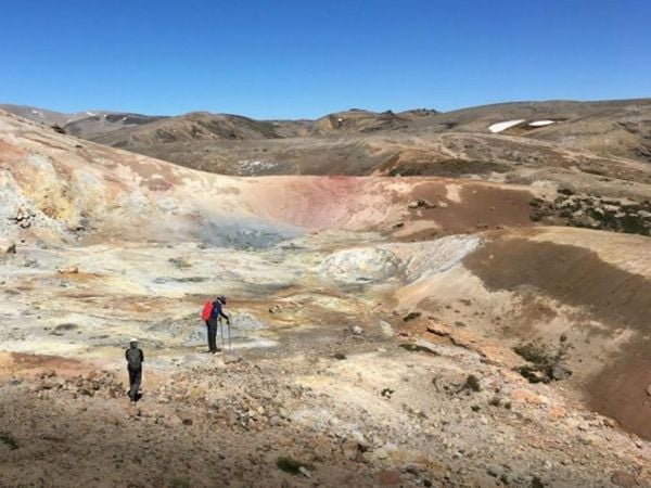 Estudio de zonas volcánicas del sur de Chile.