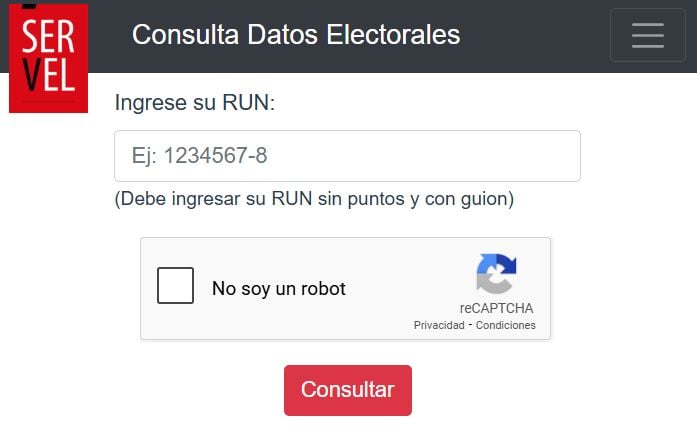Consulta tus datos en el Servel