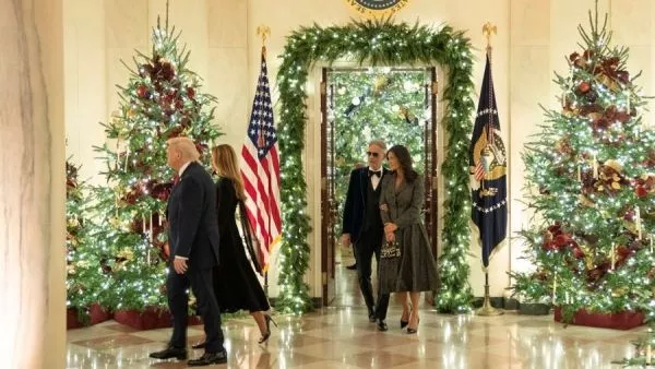 Andrea Bocelli y Donald Trump